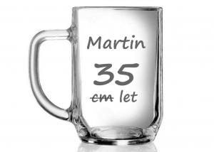 vtipný půllitr k narozeninám (pětatřicátinám) pro Martina